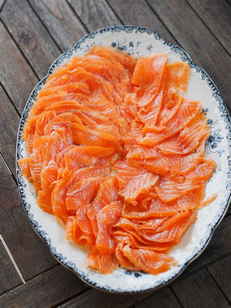 Ronds de saumon fumé