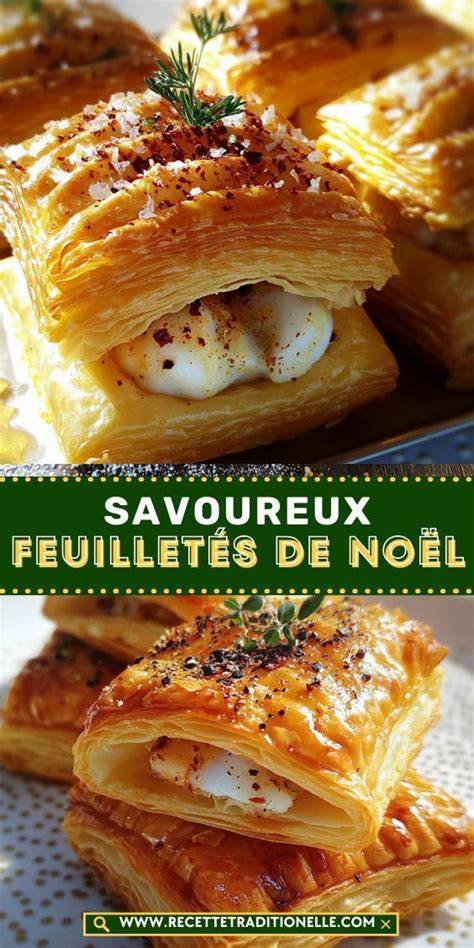 Plan de montage des feuilletés en plat festif