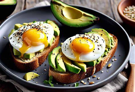 Œuf mollet servi dans un avocat