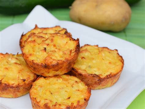 Ingrédients pour les muffins de pomme de terre