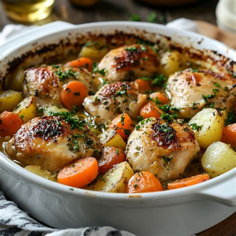 Gousses d'ail, branches de thym et feuille de laurier