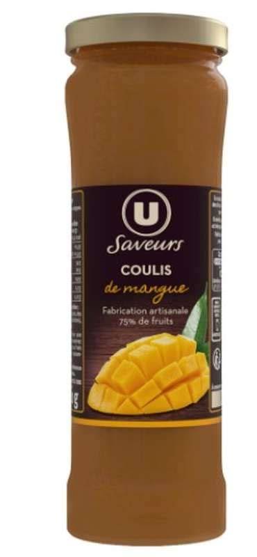 coulis de mangue en bocal