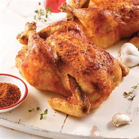 Schéma de cuisson du poulet rôti et des pommes de terre dans deux plats séparés, puis réunis