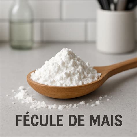 Assortiment de plats cuisinés et de desserts utilisant la fécule de maïs