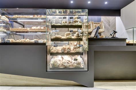 Intérieur d'une boulangerie artisanale luxembourgeoise