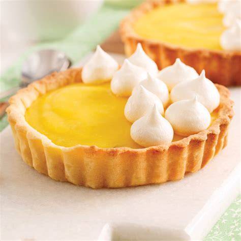 tartelettes citron décor meringues