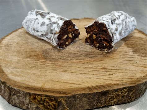 Exemple de chococisson prêt à être coupé