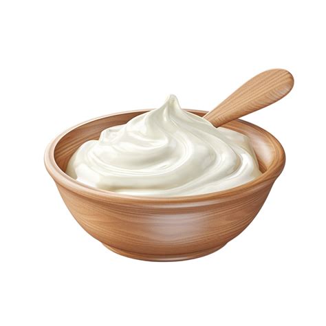 Bol en verre rempli de mascarpone crémeux avec une cuillère