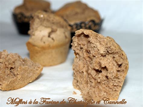 Muffins à la farine de châtaigne prêts à être dégustés