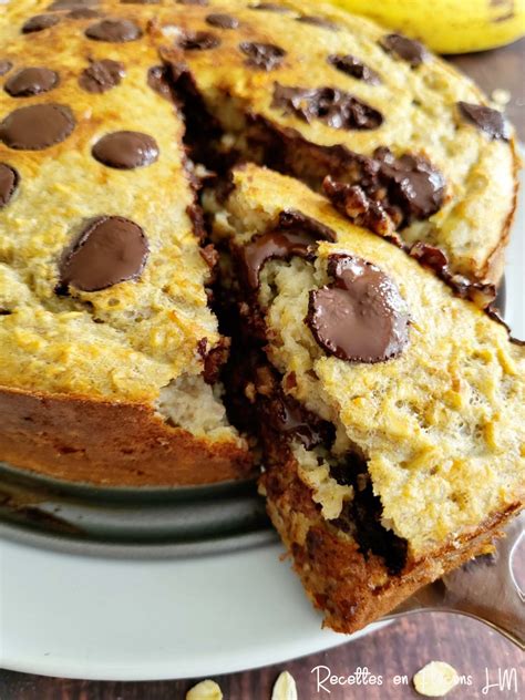 Gâteau banane chocolat