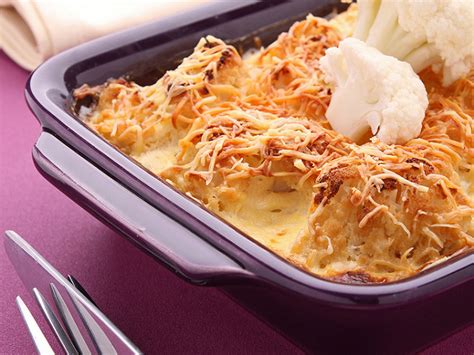 Plat à gratin de chou-fleur Weight Watchers