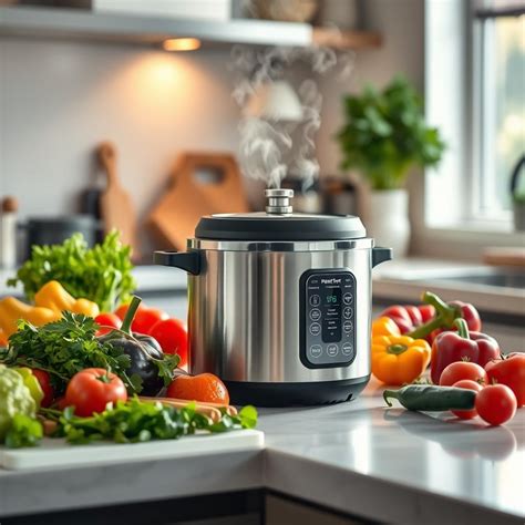 Schéma de cuisson sous pression et préparation de la purée