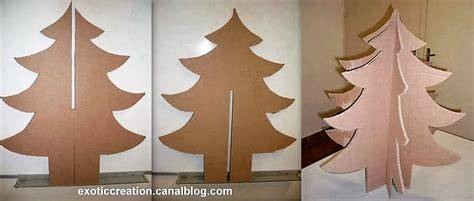 Exemples d’animaux en carton pour sapin