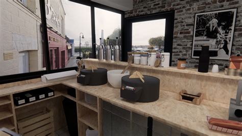 Aménagement intérieur d'une crêperie chaleureuse
