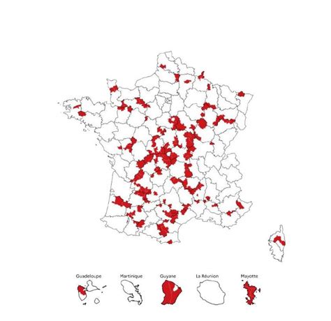 Carte du centre-ville d'Aix-en-Provence avec les zones concernées par les arrêtés nocturnes