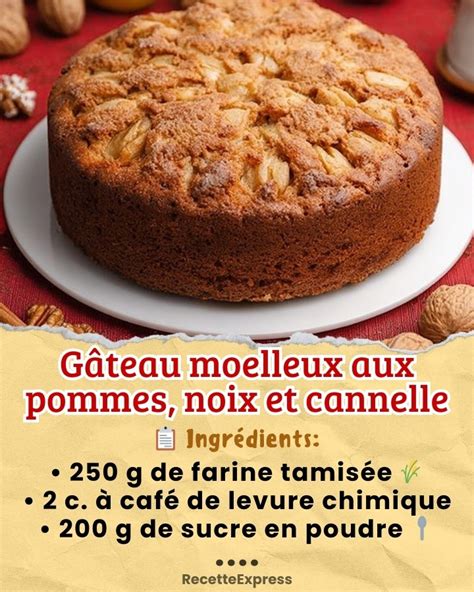 Pommes, noix et cannelle dans un bol