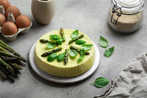 Ingrédients pour un flan d'asperges