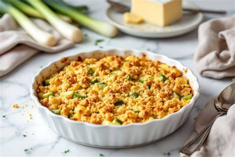 crumble poireaux chèvre image