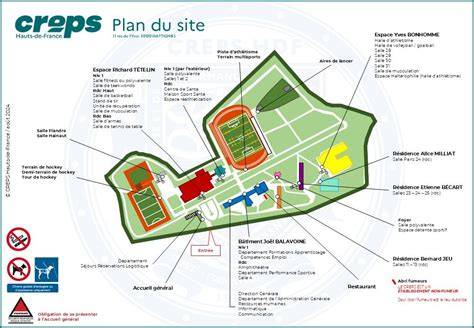 Carte des formations et localisation CREPS Wattignies