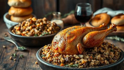 Ingrédients pour la farce de dinde