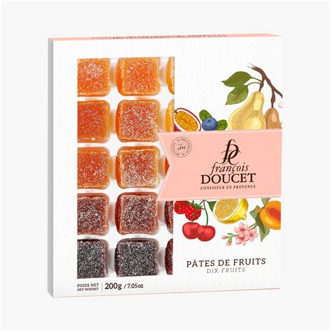 Assortiment de pâtes de fruits BIO François Doucet