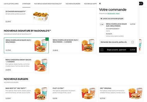 Interface de suivi de commande Uber Eats