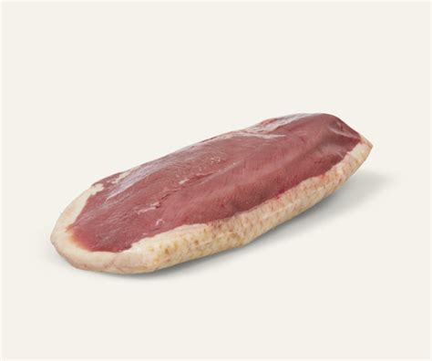 Magret de canard cru quadrillé