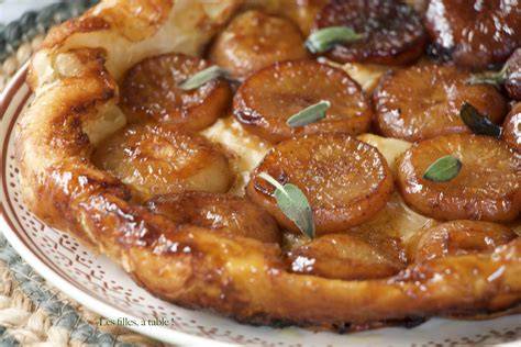 tarte tatin navet sauge presentation