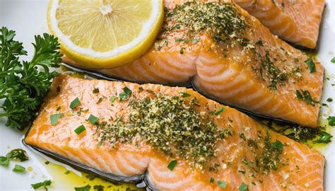 pavé de saumon cuit au four avec sauce soja et sésame