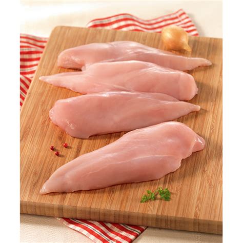 filet de poulet cru assaisonné