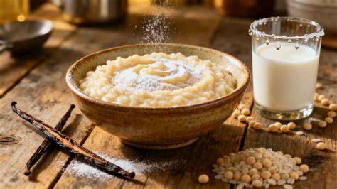 Riz au lait crème vanillée