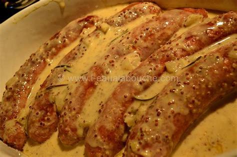 Ingrédients pour sauce saucisse et safran