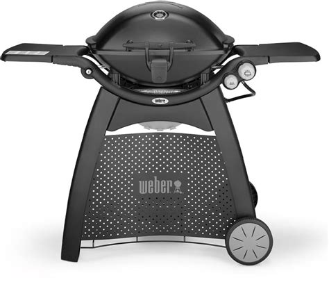 Détail des brûleurs et de la grille du Weber Q3200