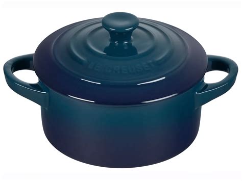Schéma des dimensions d'une mini cocotte Le Creuset 10 cm
