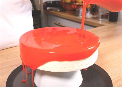 diagramme glaçage miroir entremet