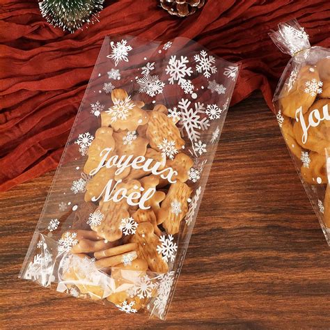 Emballage de biscuits de Noël