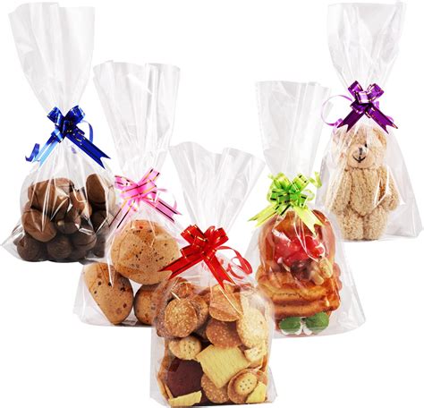 Sachets de biscuits décorés pour offrir