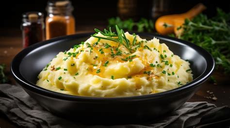 Une purée de pommes de terre crémeuse