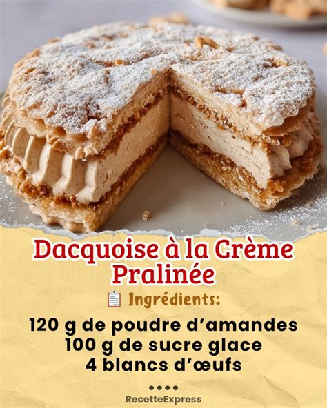 Ingrédients pour une dacquoise