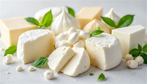 fromages non fermentés illustrations