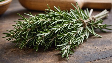 Bol de brocciu frais avec du romarin