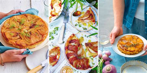 Composition de diverses tartes salées