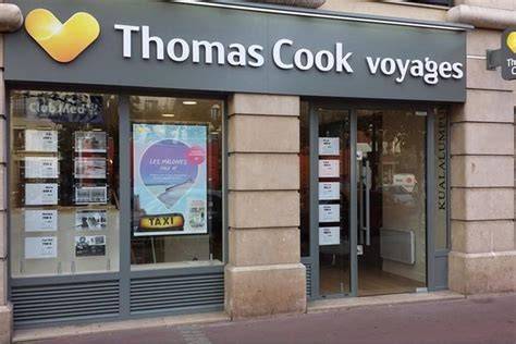 carte des agences Thomas Cook en france