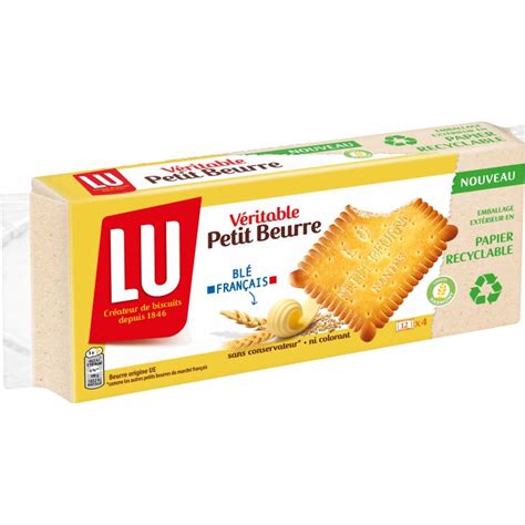 Emballage des Petit beurre Extra.