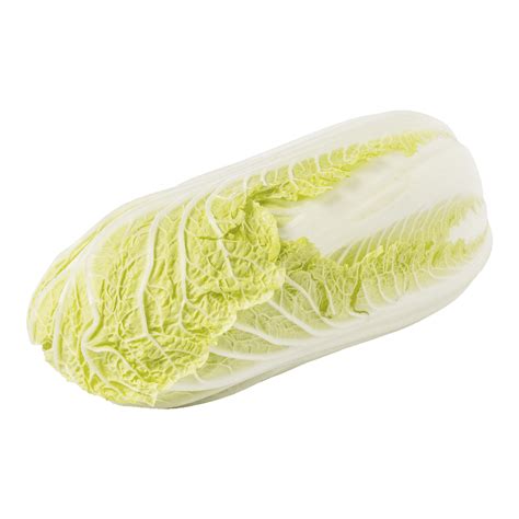 Chou chinois frais avec ses feuilles vertes et blanches