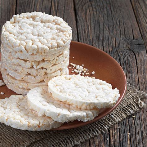 Ingrédients pour galettes de riz soufflé
