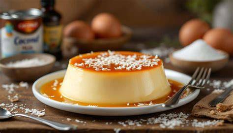Dessert sans four: flan coco et charlottes