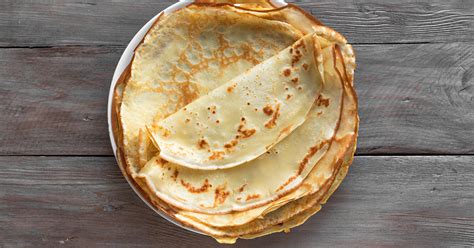 Assortiment de crêpes fines