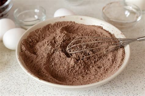Mélange de farine de châtaigne et de cacao