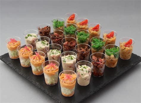 Plateau de verrines variées